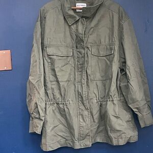 Old Navy Women's Olive Utility Jacket